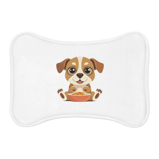 Adorable Dog Feeding Mat - Cute Pet Feeding Station, Dog Bowl Mat, Puppy Decor, Dog Lover Gift, Kitchen Accessories