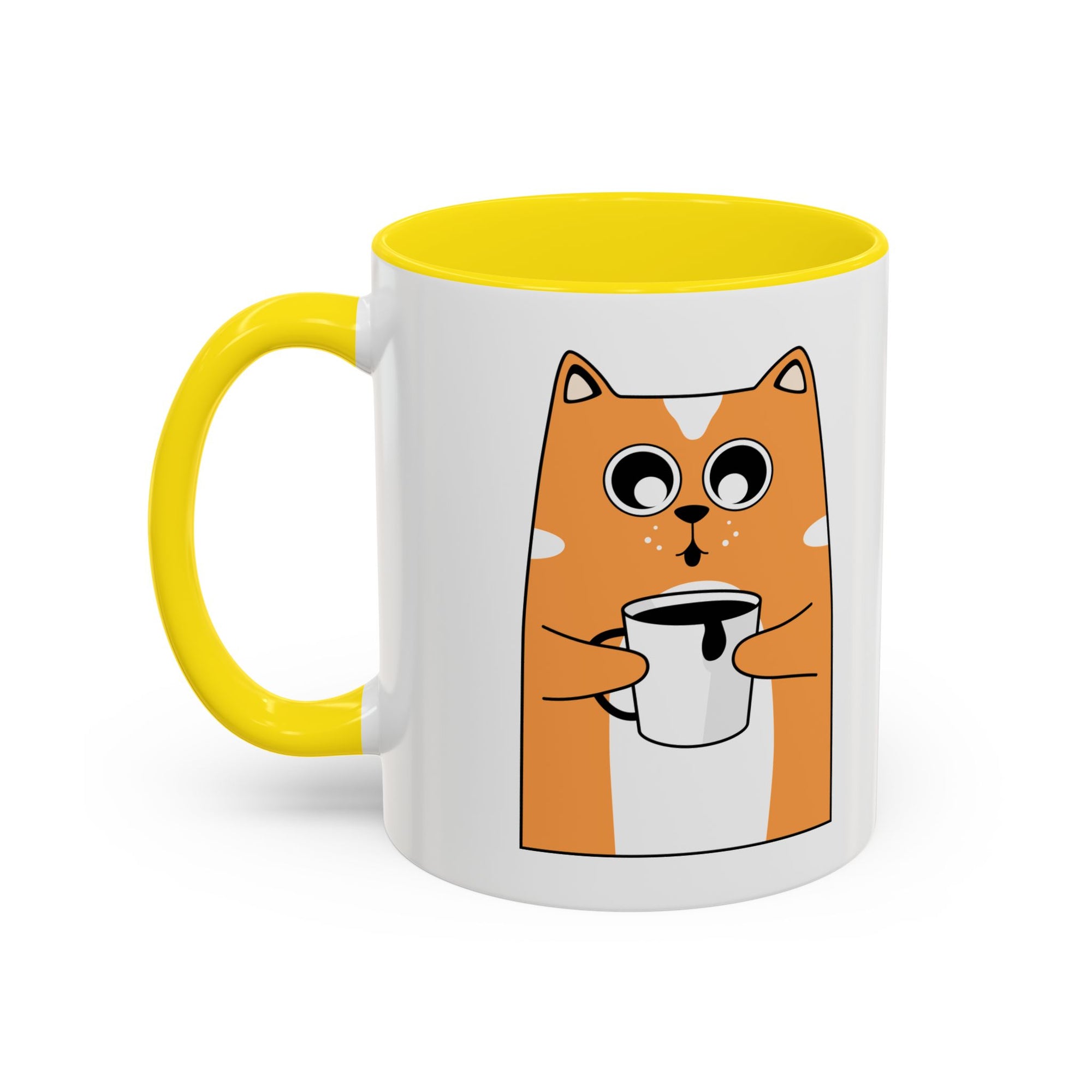 Coffee Mug - Cute Cat Go Go Juice Design