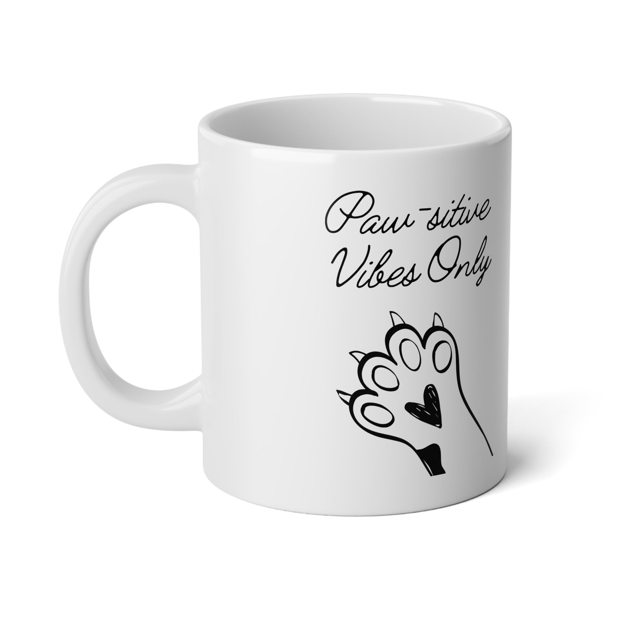 Funny Cat Jumbo Mug, 20oz, Coffee Lover Gift, Cat Mom Mug, Cute Cat Design, Pet Lover Coffee Cup