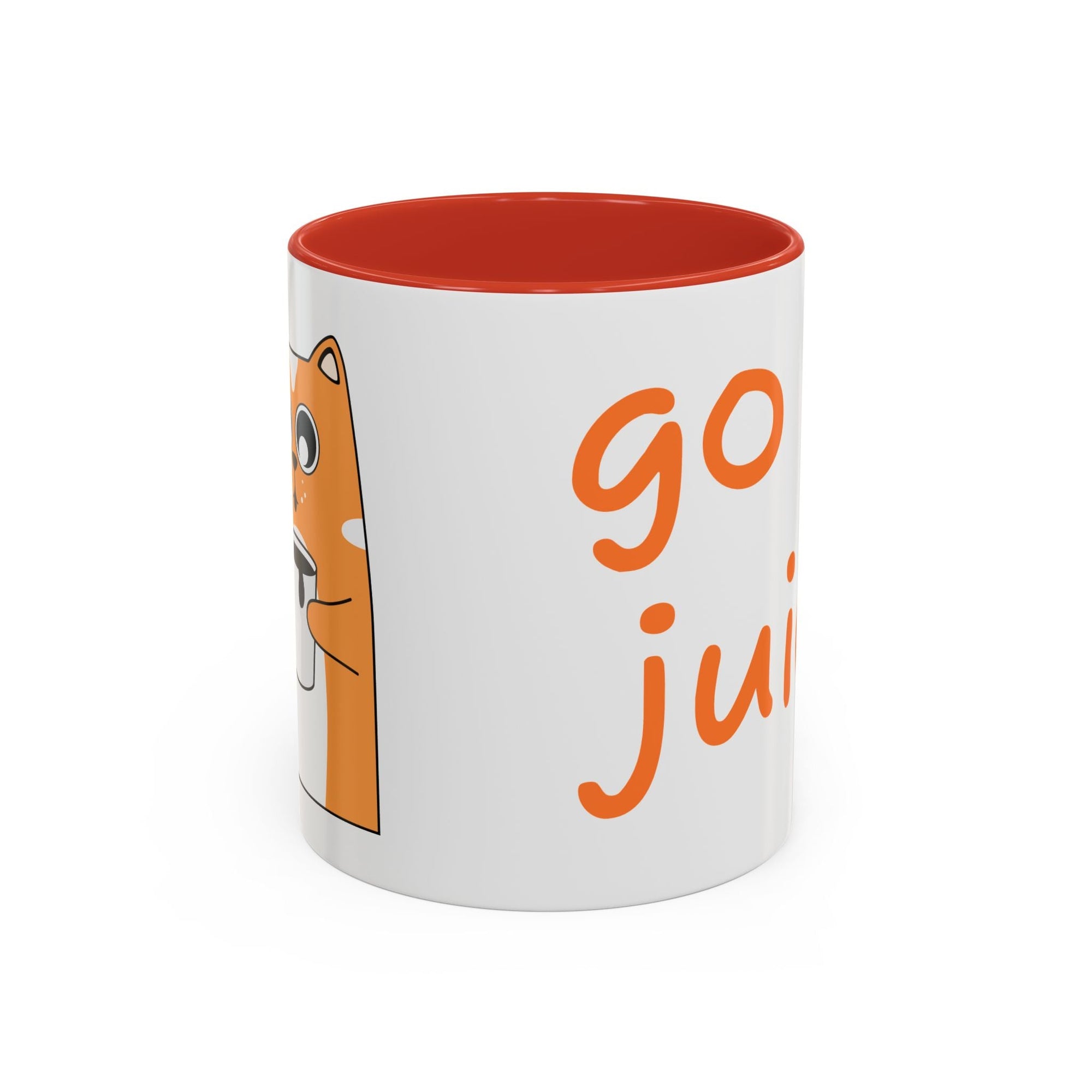 Coffee Mug - Cute Cat Go Go Juice Design Printify