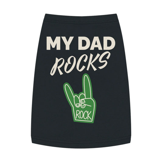 Rockin' Pet Tank Top for Cool Pets, Fun Dog Apparel, Gifts for Pet Lovers, Father's Day Dog Shirt, Cozy Summer Pet Clothing