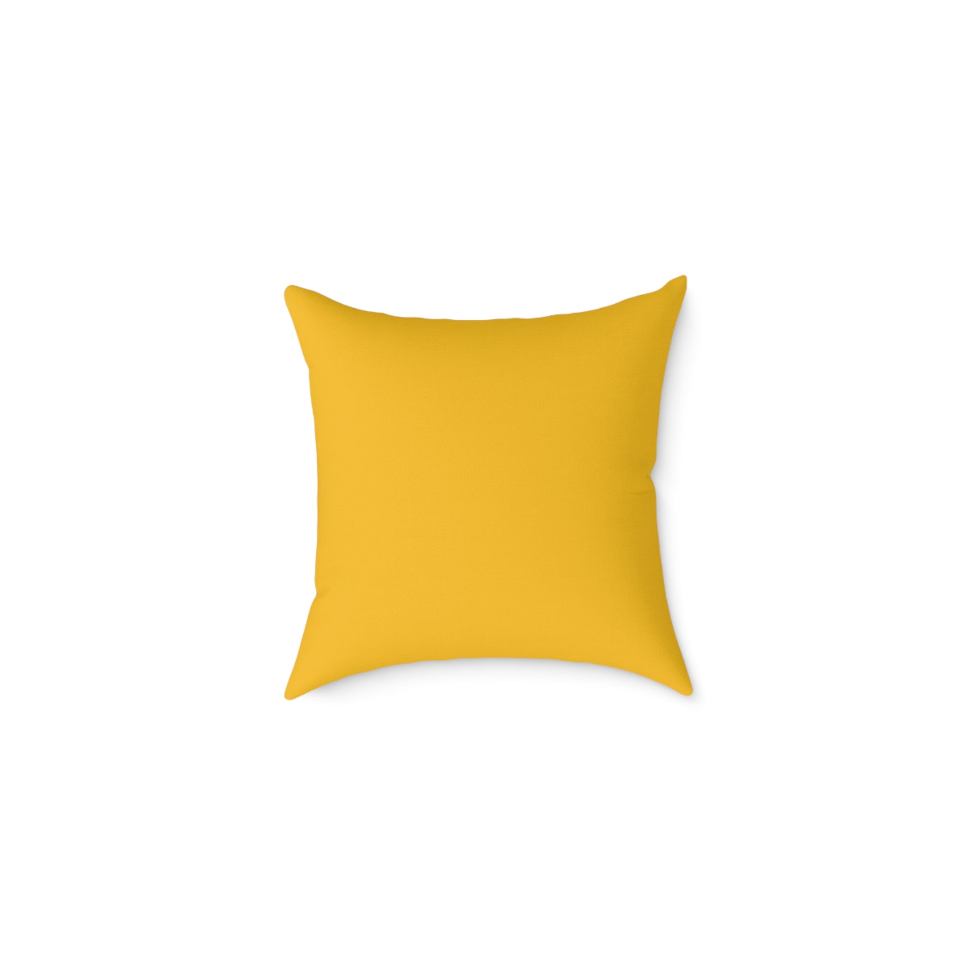 Cute Cat Square Pillow, Cozy Home Decor, Cat Lover Gift, Animal Cushion, Playful Yellow Pillow, Fun Pet Decoration