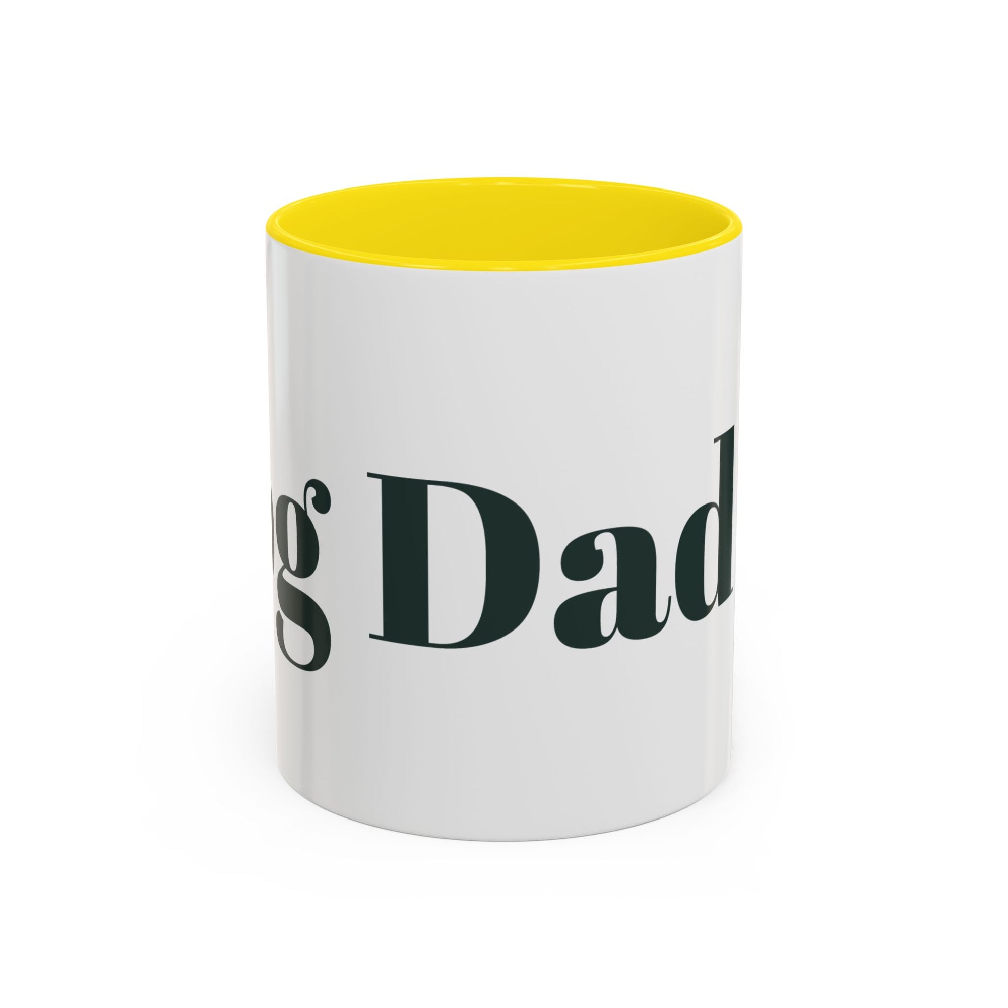 Accent Coffee Mug for Dog Dads - Pet Lover Gift, Animal Lover Cup, Unique Coffee Tumbler, Father's Day Mug, Cute Dog Dad Gift