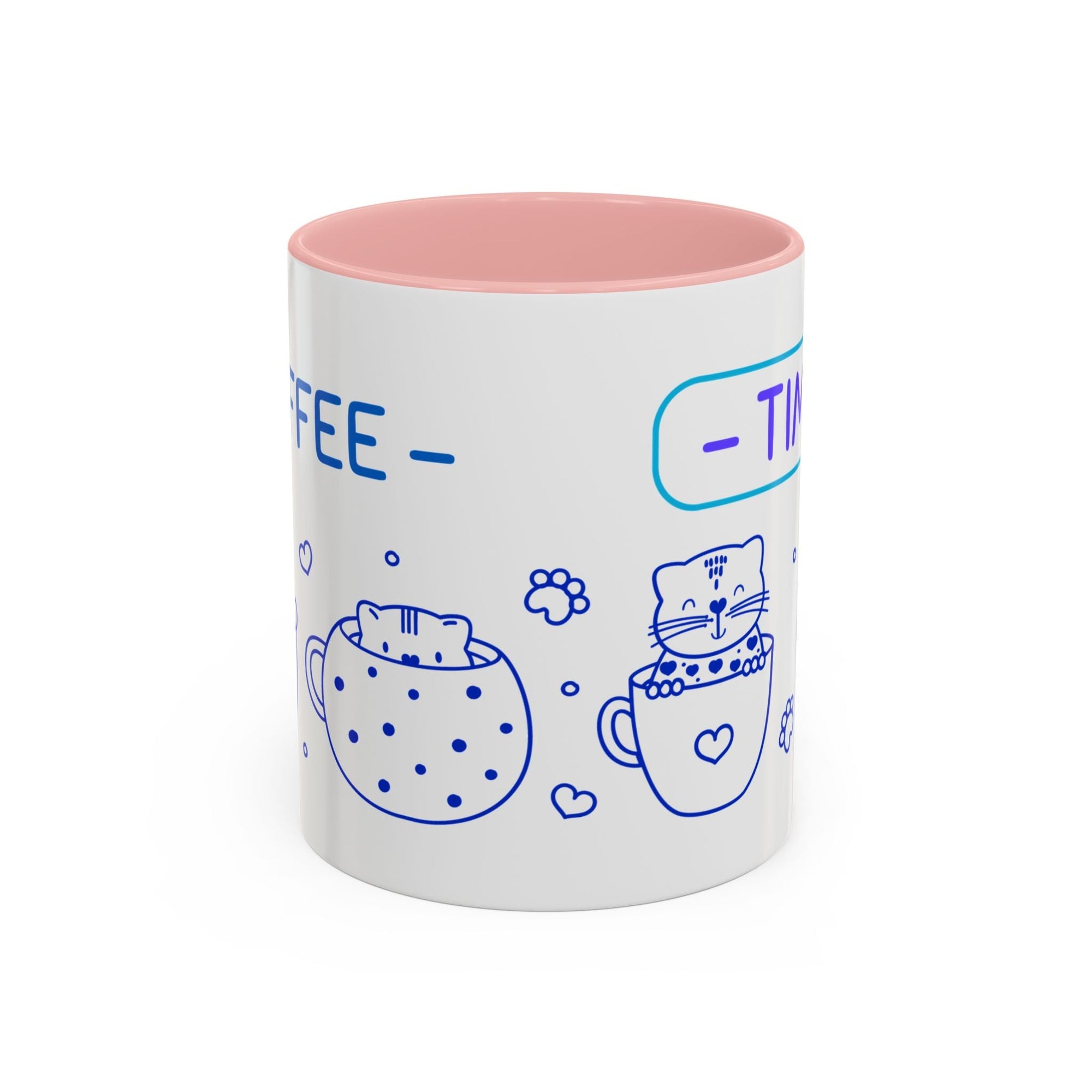 Cute pups Accent Coffee Mug - Perfect for Animal Lovers, Unique Gift for Friends, Tea Time, Kitchen Decor, Coffee Lovers Printify