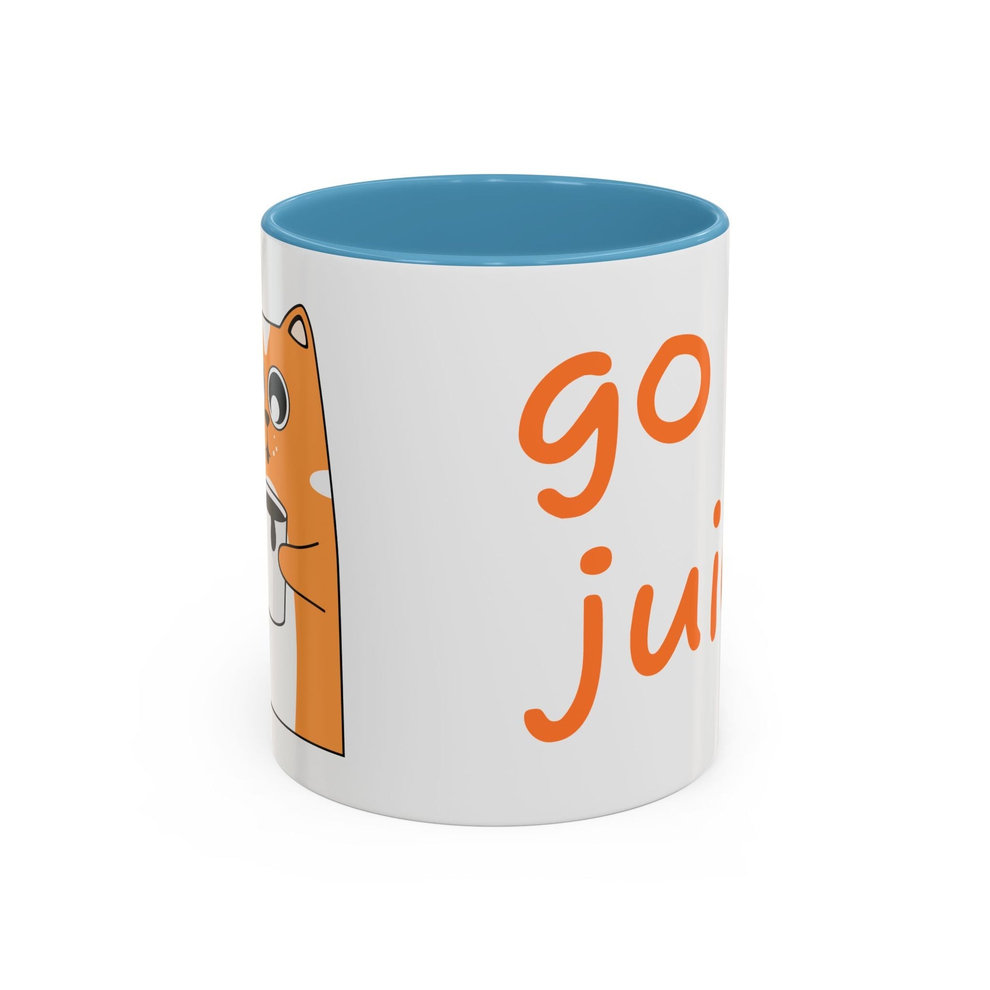 Coffee Mug - Cute Cat Go Go Juice Design Printify