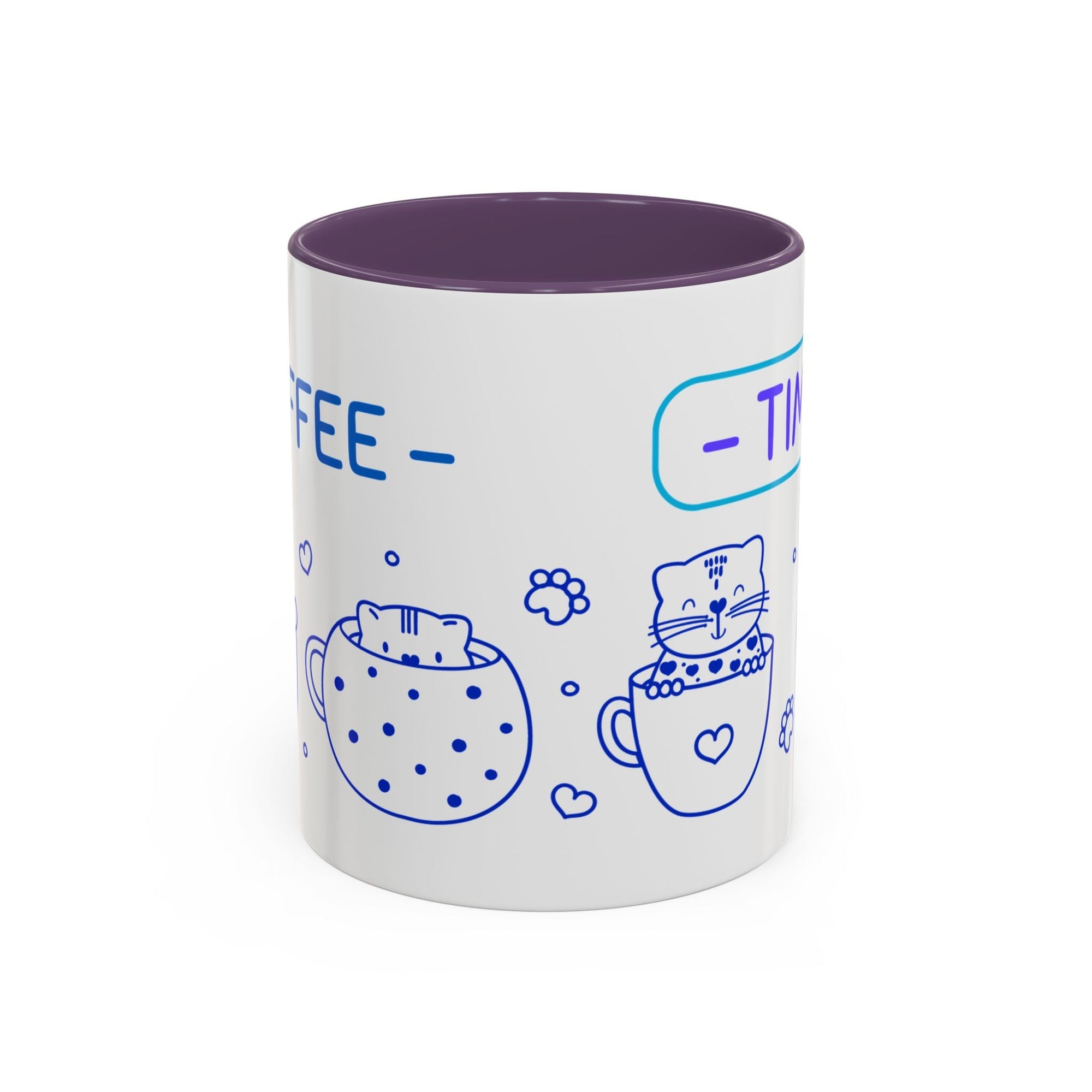 Cute pups Accent Coffee Mug - Perfect for Animal Lovers, Unique Gift for Friends, Tea Time, Kitchen Decor, Coffee Lovers Printify