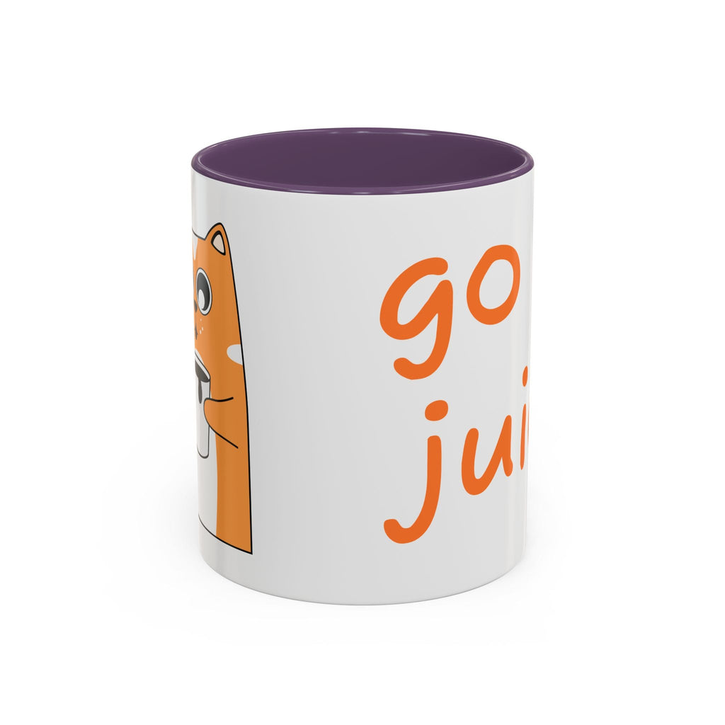 Coffee Mug - Cute Cat Go Go Juice Design Printify