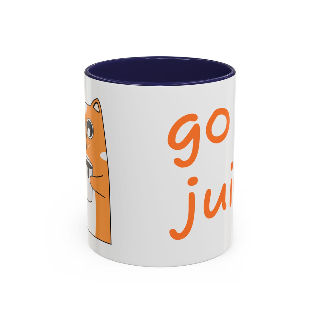 Coffee Mug - Cute Cat Go Go Juice Design Printify