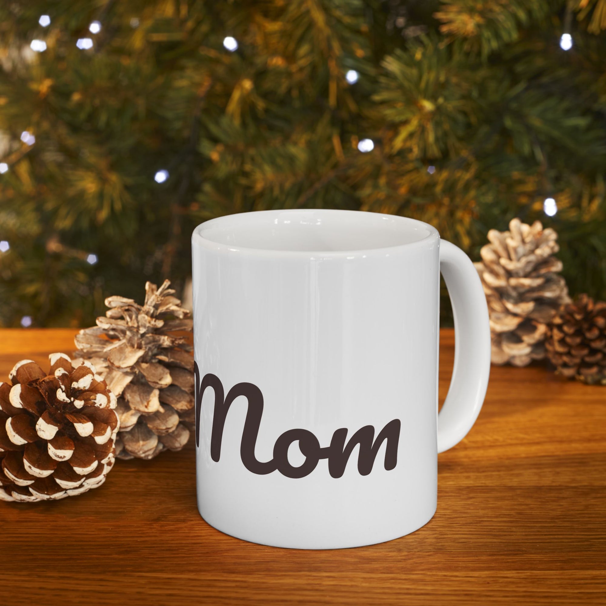 Dog Mom Ceramic Mug - Perfect Gift for Pet Lovers, 11oz, 15oz, Dog Lover, Coffee Mug, Cute Mug, Animal Lover Gift