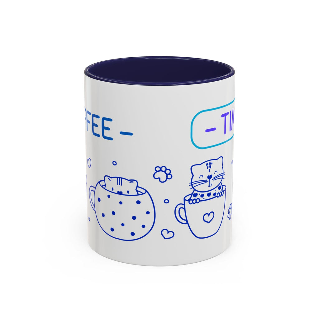 Cute pups Accent Coffee Mug - Perfect for Animal Lovers, Unique Gift for Friends, Tea Time, Kitchen Decor, Coffee Lovers Printify