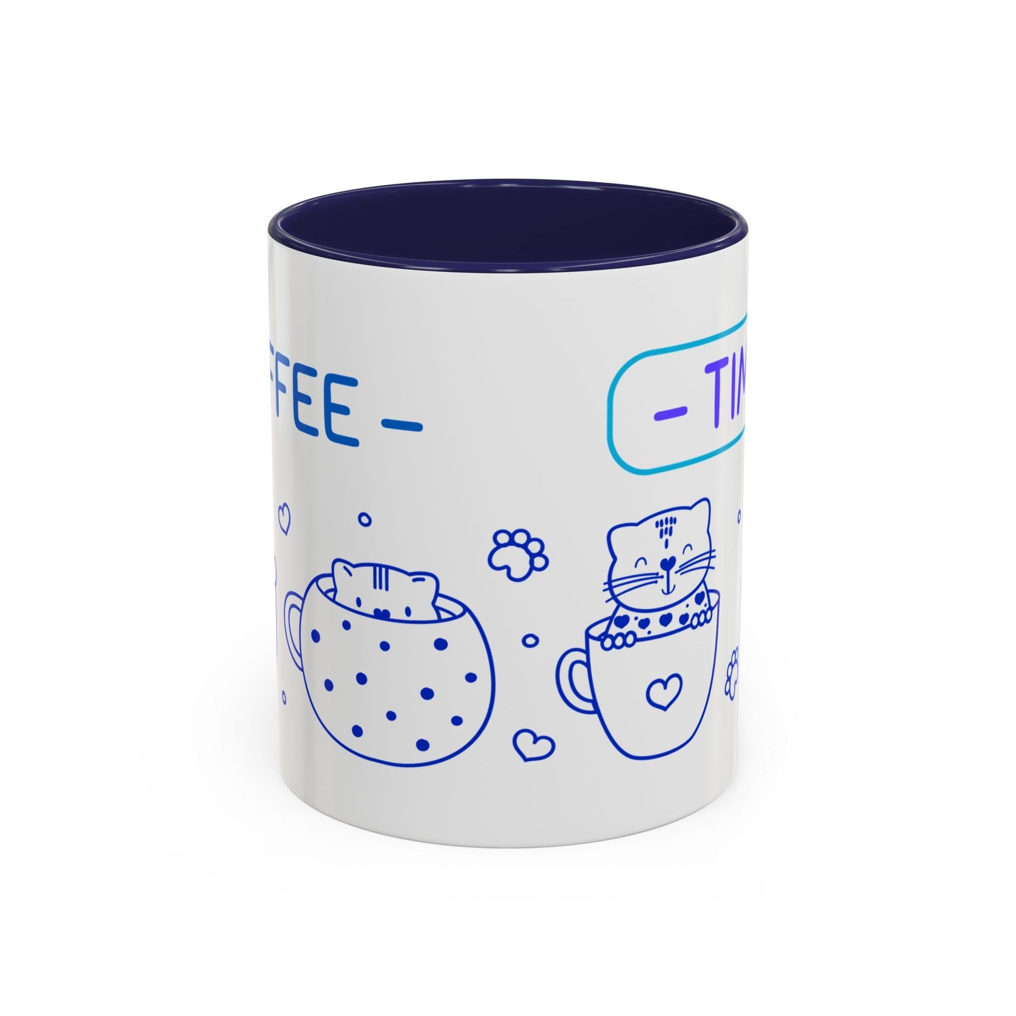 Cute pups Accent Coffee Mug - Perfect for Animal Lovers, Unique Gift for Friends, Tea Time, Kitchen Decor, Coffee Lovers Printify