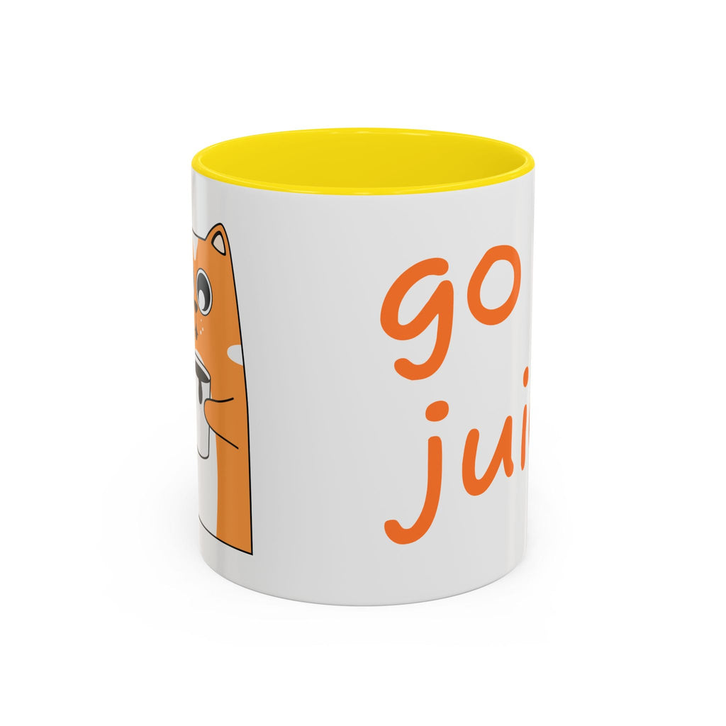 Coffee Mug - Cute Cat Go Go Juice Design Printify