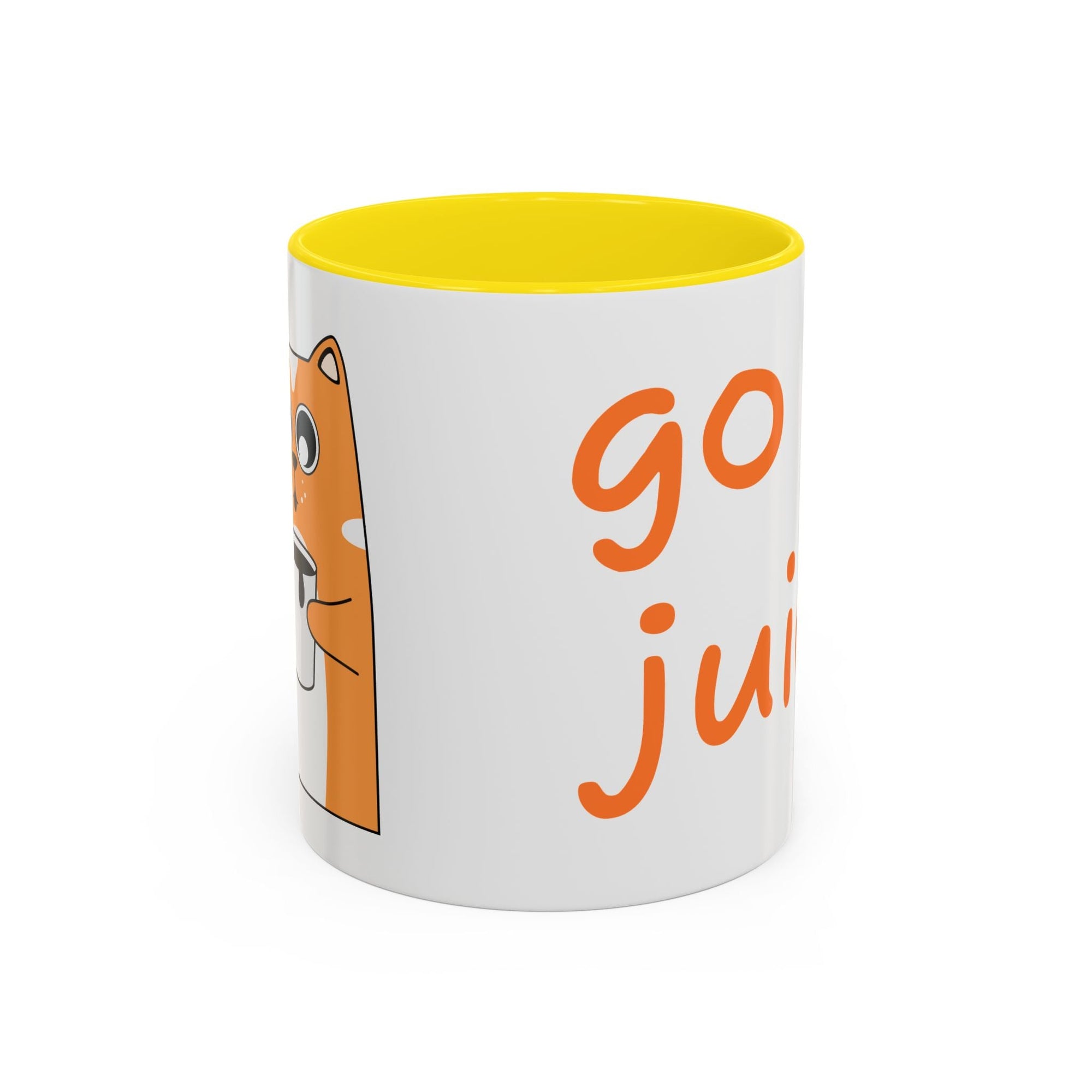 Coffee Mug - Cute Cat Go Go Juice Design Printify