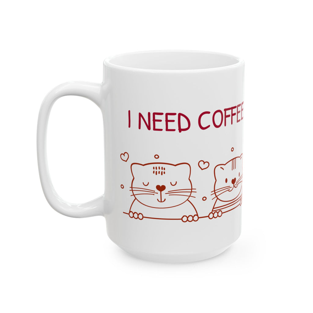 Cute Kittens Coffee Mug - Perfect for Cat Lovers, Gifts, Home Decor, Animal Lover Drinkware, Unique Cat Gifts, Pet Lover Accessory