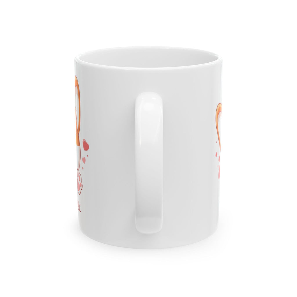 Adorable Corgi Love Ceramic Mug - Perfect Gift for Dog Lovers Printify