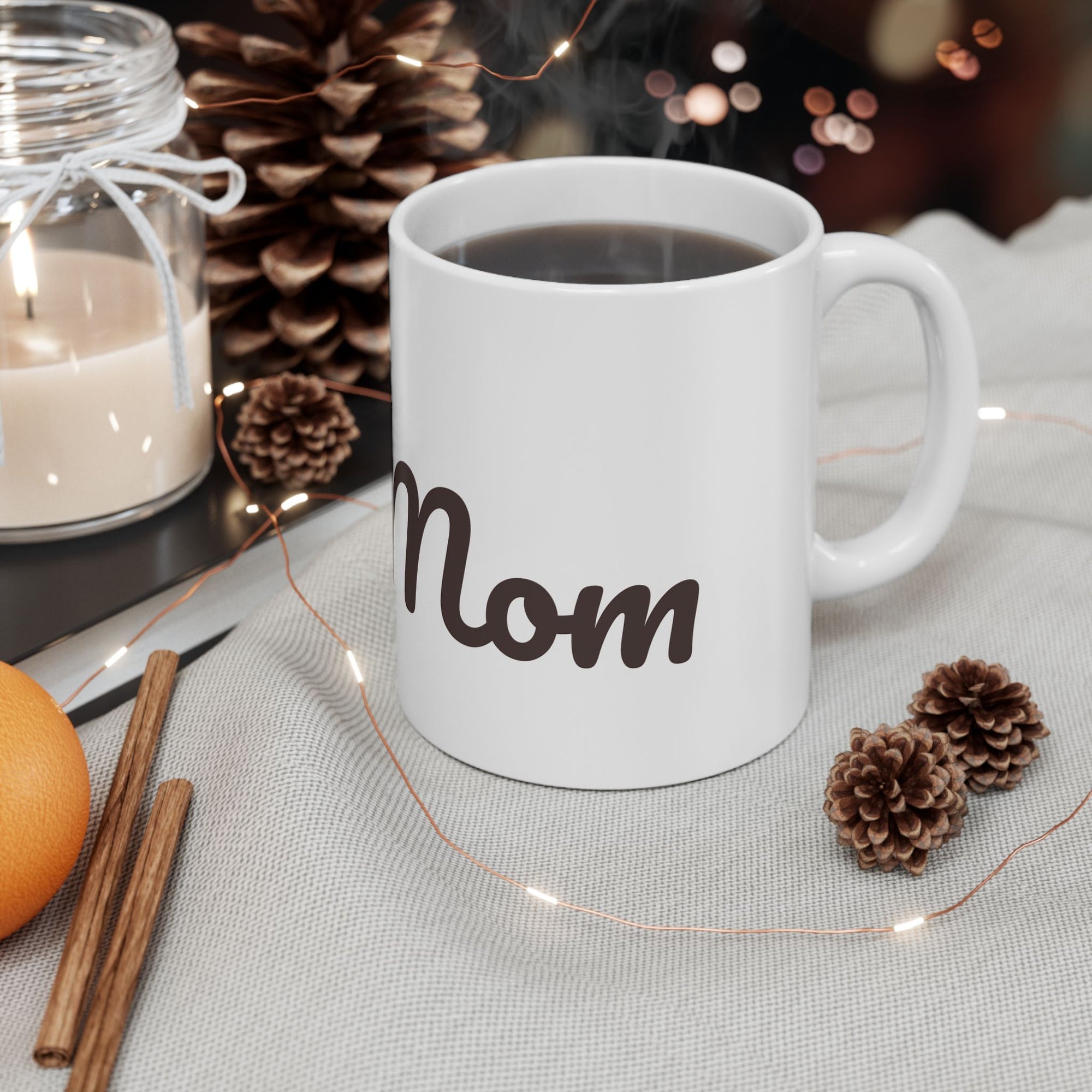 Dog Mom Ceramic Mug - Perfect Gift for Pet Lovers, 11oz, 15oz, Dog Lover, Coffee Mug, Cute Mug, Animal Lover Gift