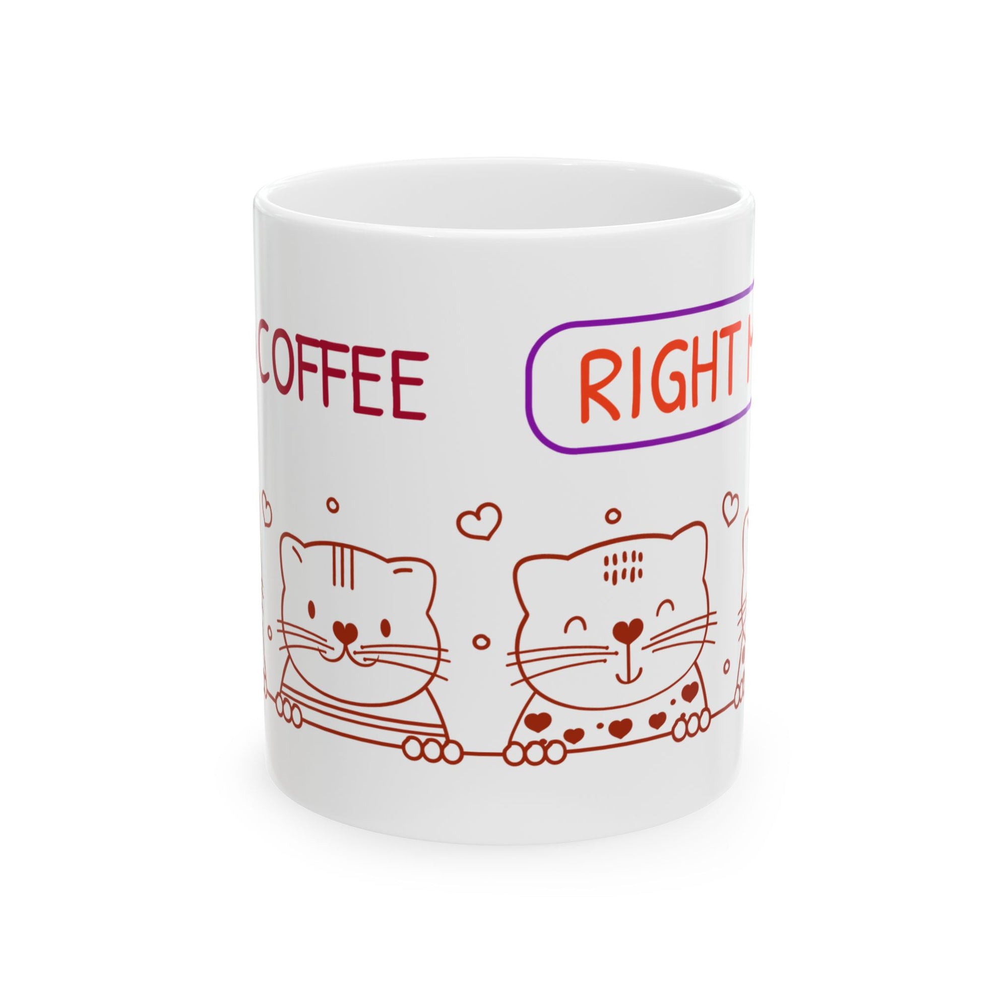 Cute Kittens Coffee Mug - Perfect for Cat Lovers, Gifts, Home Decor, Animal Lover Drinkware, Unique Cat Gifts, Pet Lover Accessory