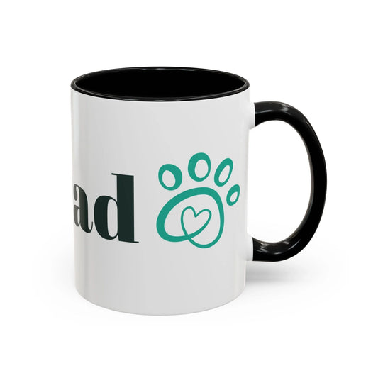 Accent Coffee Mug for Dog Dads - Pet Lover Gift, Animal Lover Cup, Unique Coffee Tumbler, Father's Day Mug, Cute Dog Dad Gift