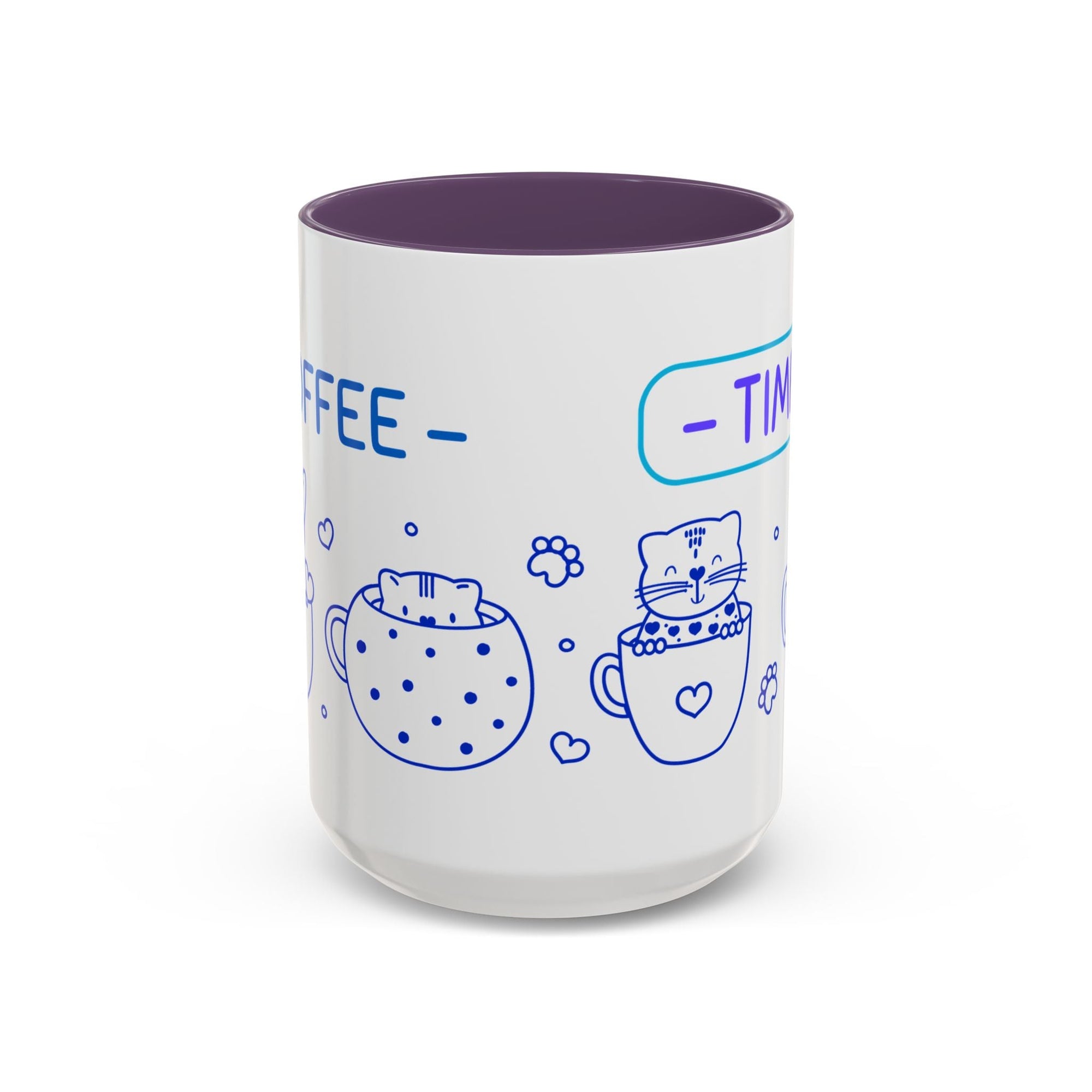 Cute pups Accent Coffee Mug - Perfect for Animal Lovers, Unique Gift for Friends, Tea Time, Kitchen Decor, Coffee Lovers Printify