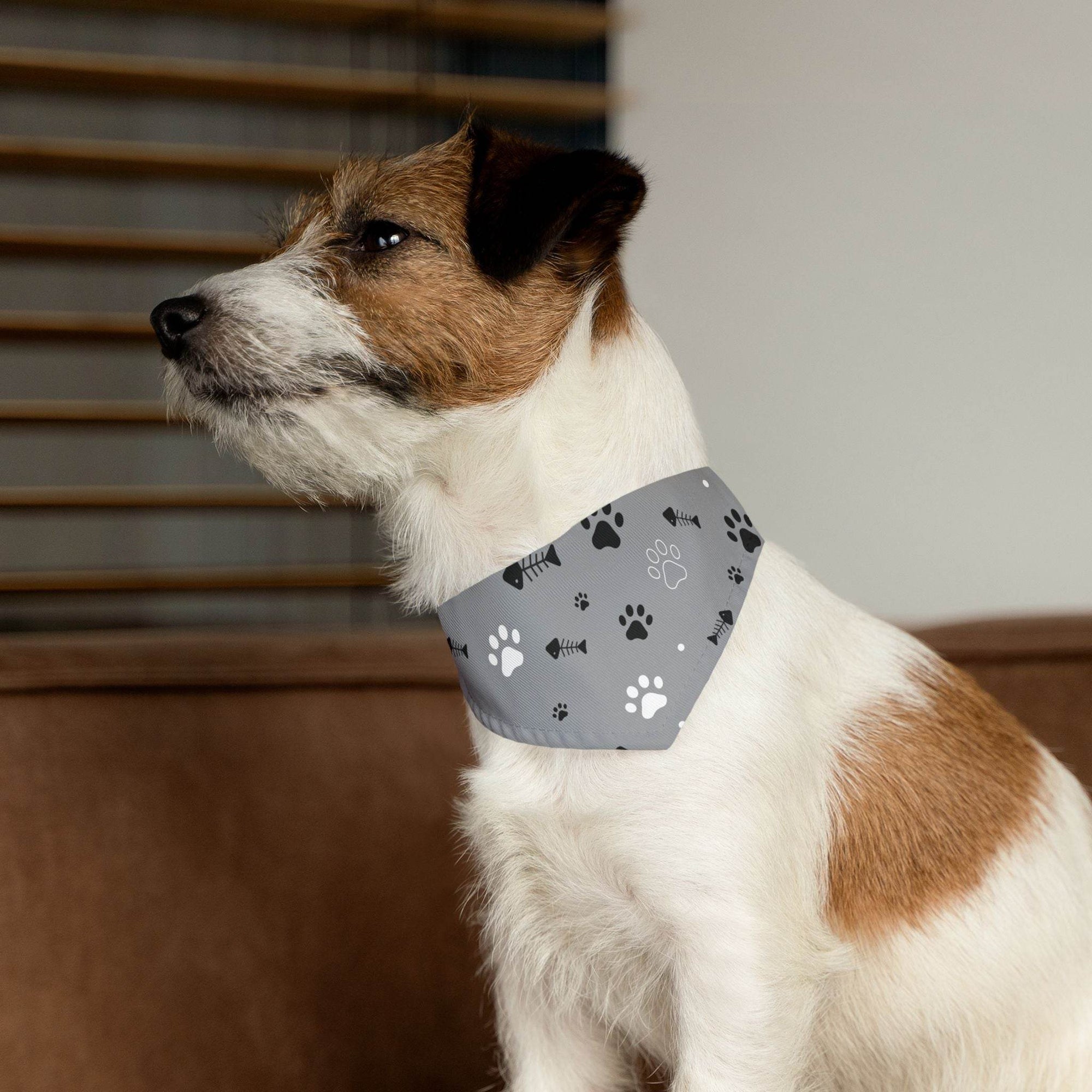 Cute Pet Bandana Collar for Dogs, Adjustable Dog Accessory - Pawmug