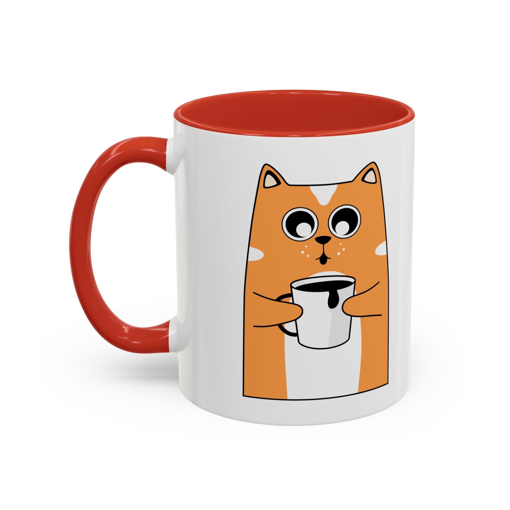 Coffee Mug - Cute Cat Go Go Juice Design Printify