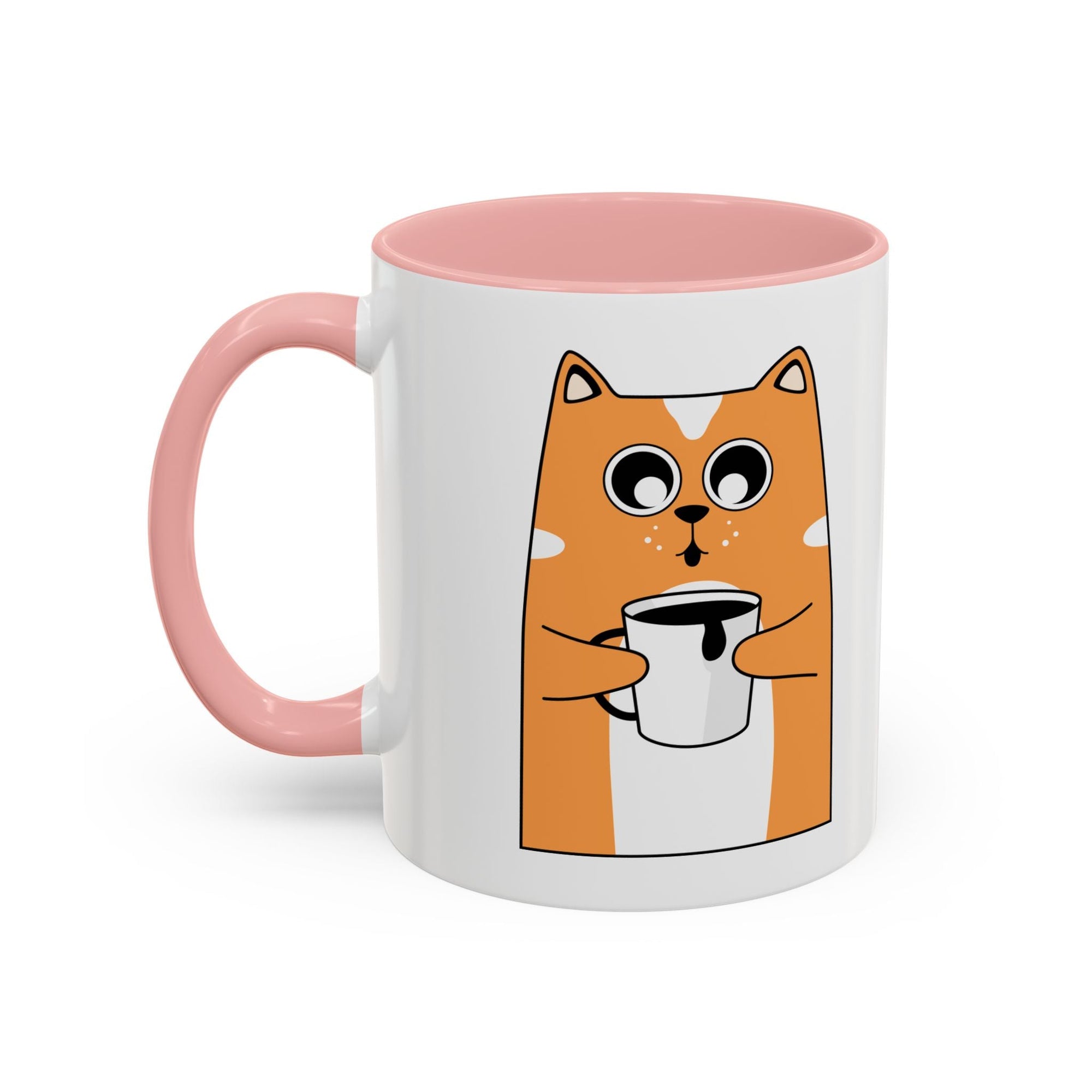 Coffee Mug - Cute Cat Go Go Juice Design Printify