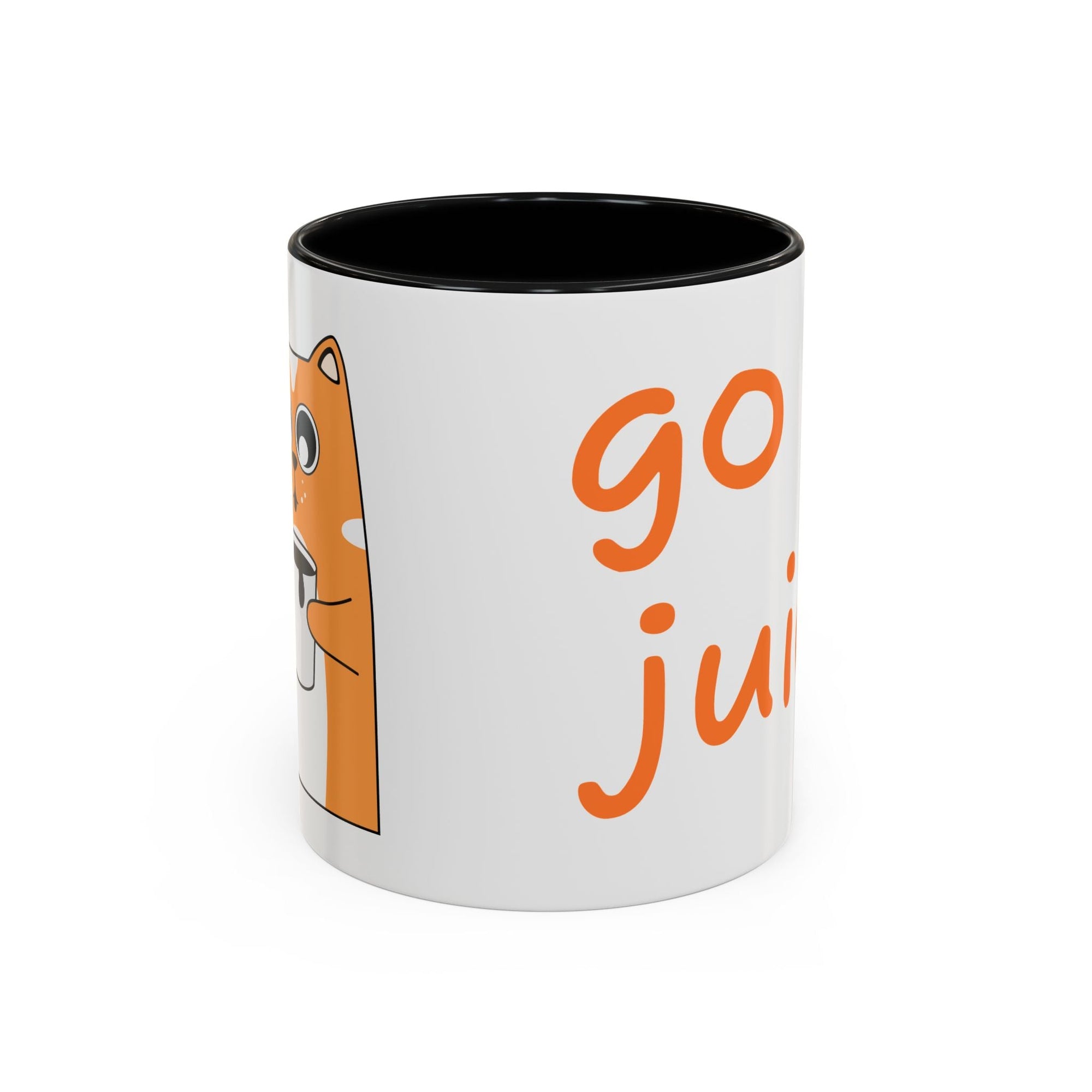 Coffee Mug - Cute Cat Go Go Juice Design Printify