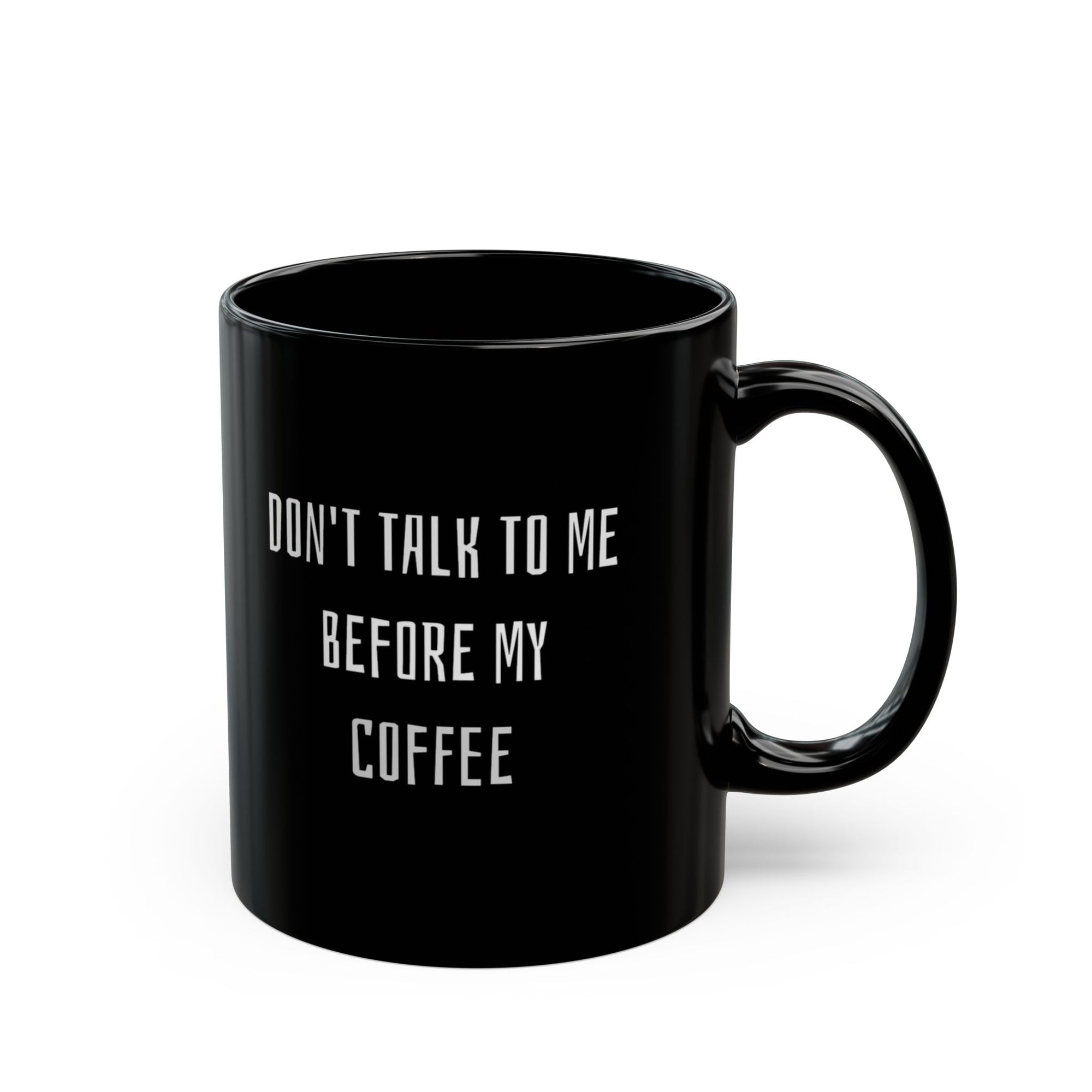 Funny Coffee Mug, Black Mug