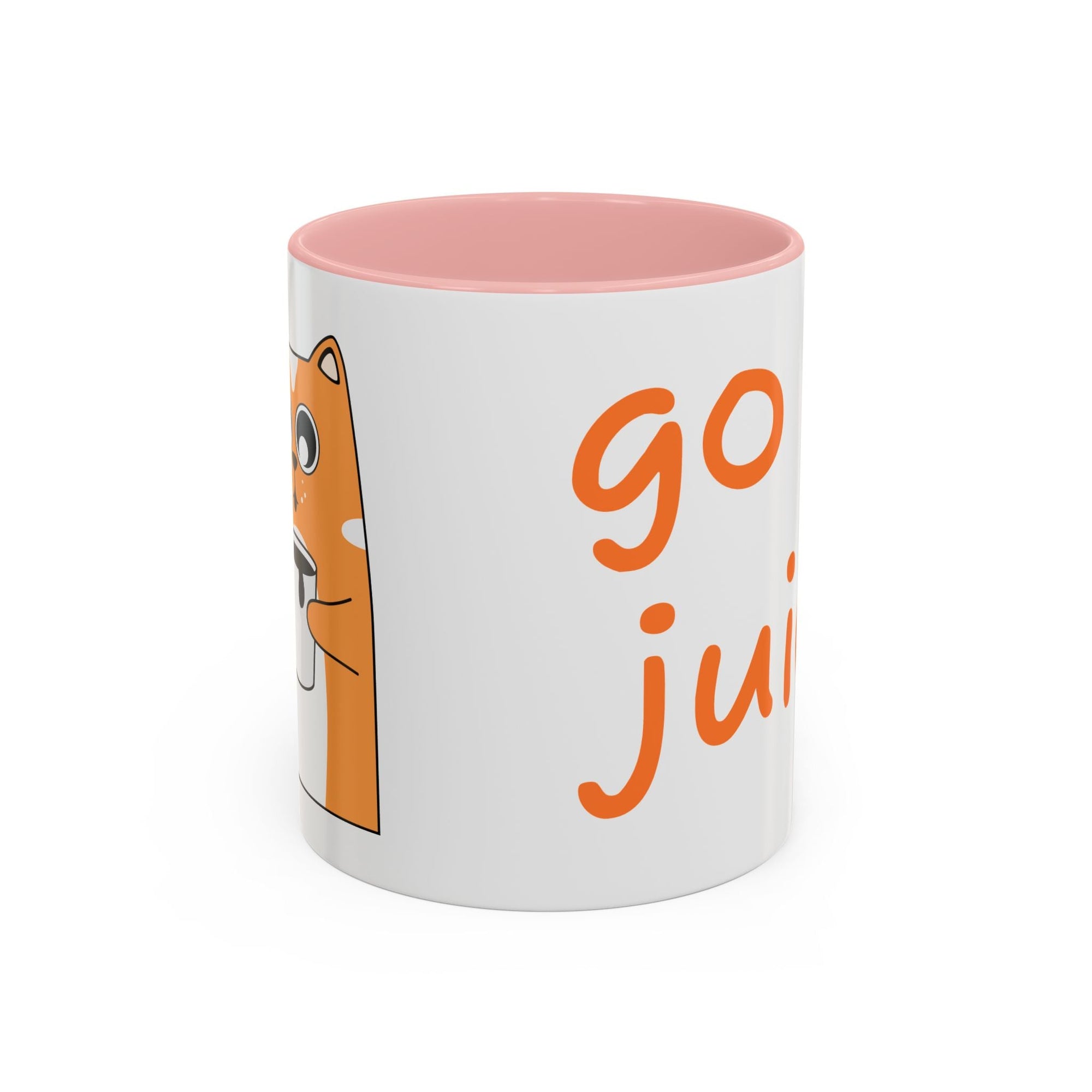 Coffee Mug - Cute Cat Go Go Juice Design Printify
