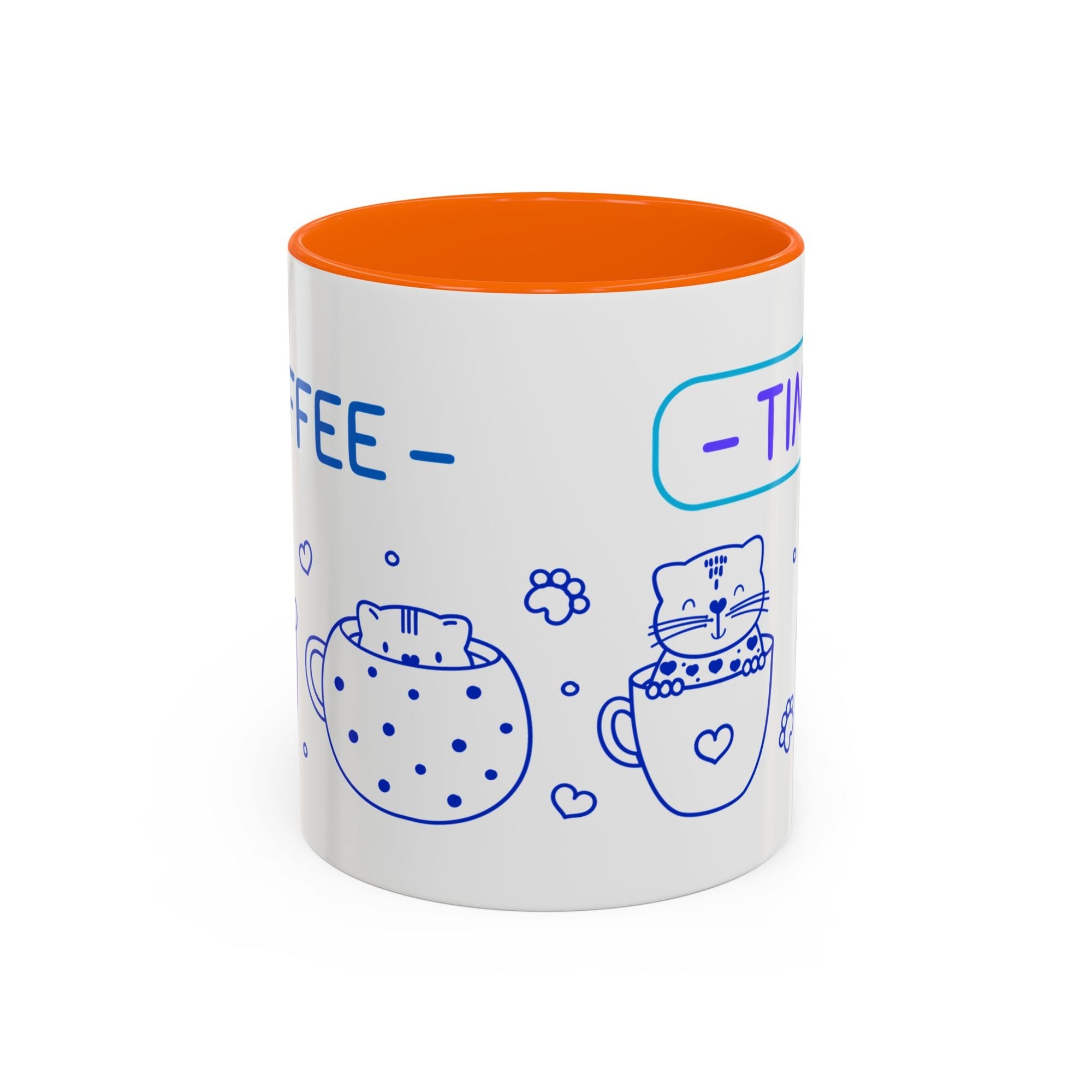 Cute pups Accent Coffee Mug - Perfect for Animal Lovers, Unique Gift for Friends, Tea Time, Kitchen Decor, Coffee Lovers Printify