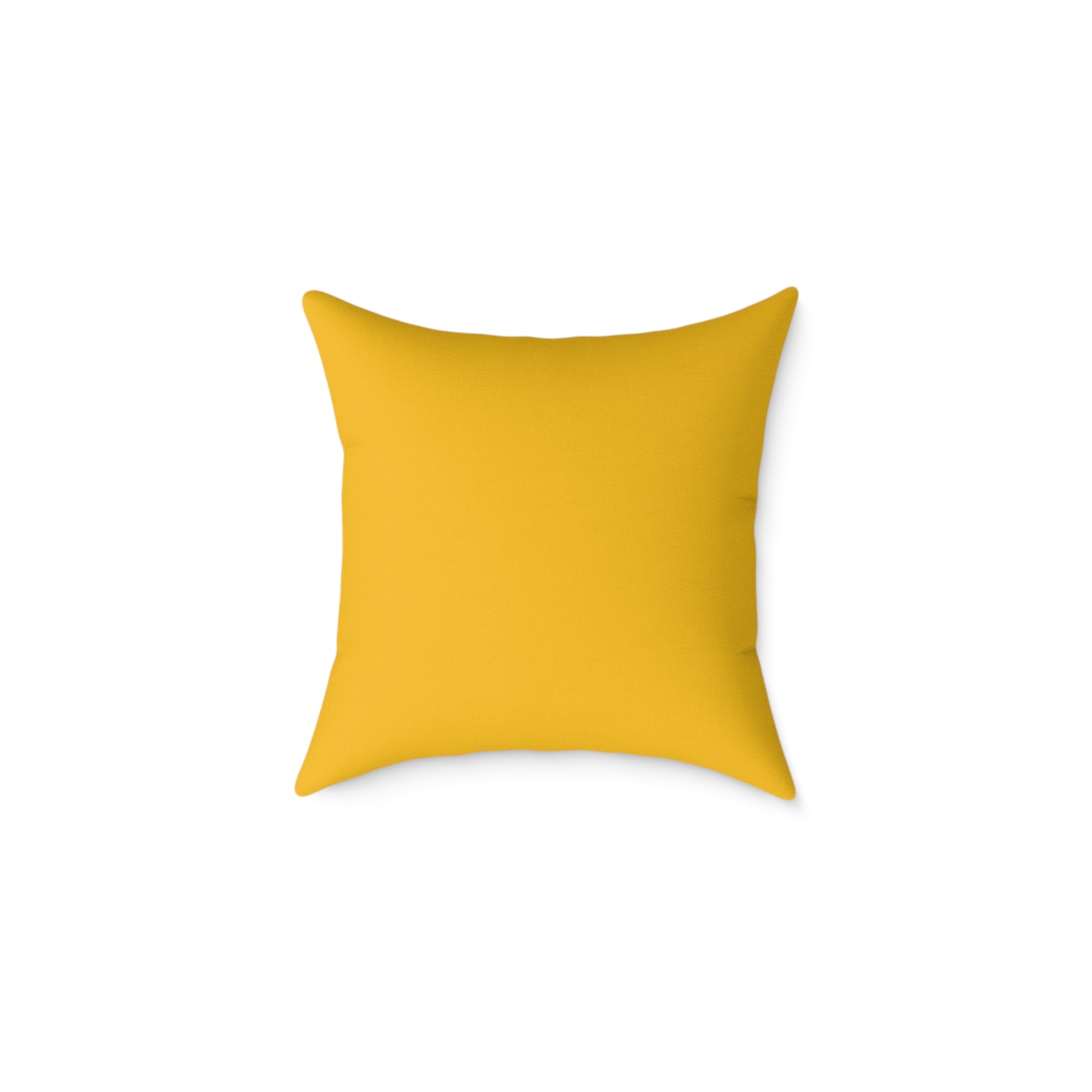 Cute Cat Square Pillow, Cozy Home Decor, Cat Lover Gift, Animal Cushion, Playful Yellow Pillow, Fun Pet Decoration